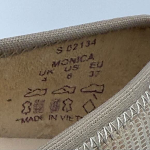 Hotter Monica Beige Lizard Print Heels UK 4 US 6 - Picture 10 of 13